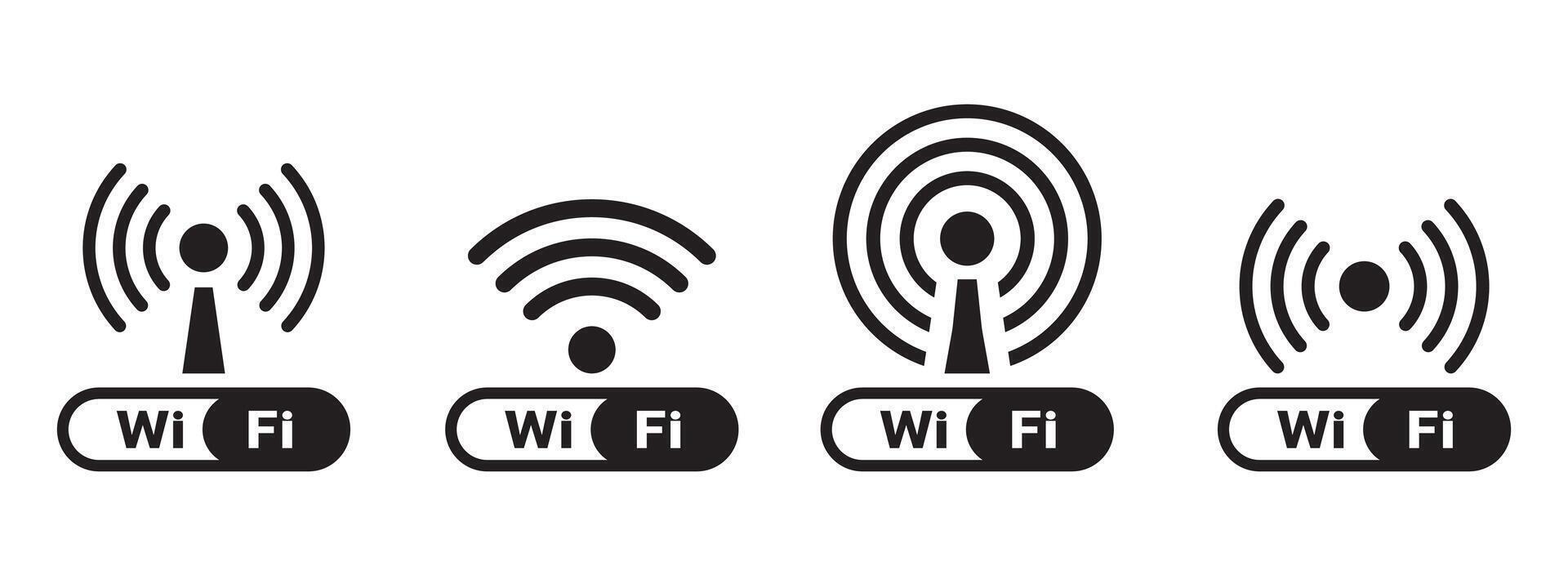WIFI point icon. wireless Wi-Fi network, Wireless connection icon. vector
