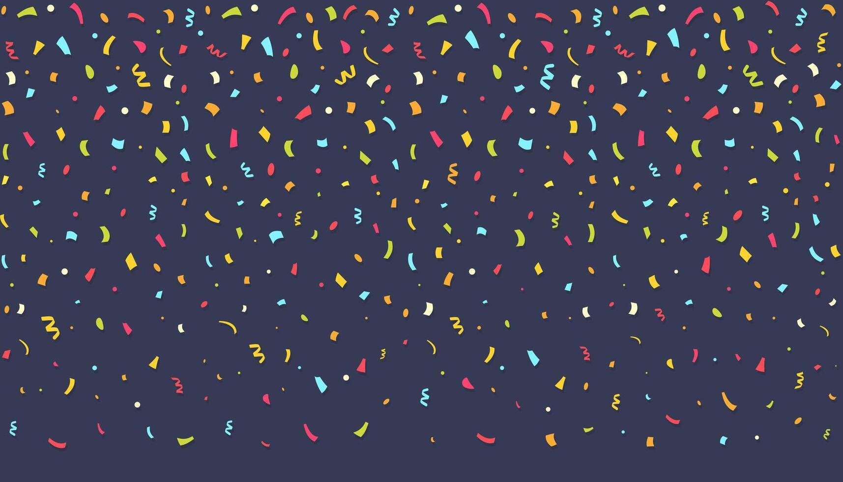 Dark Background with Confetti vector