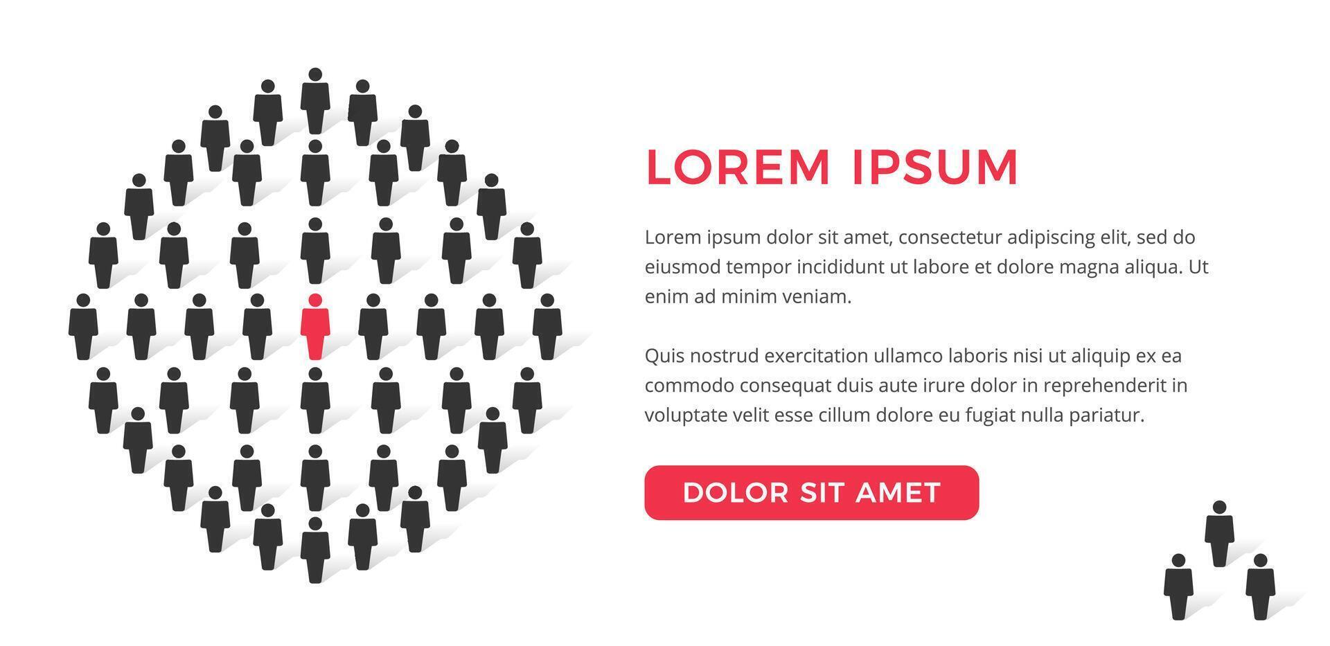 People in a Circle vector