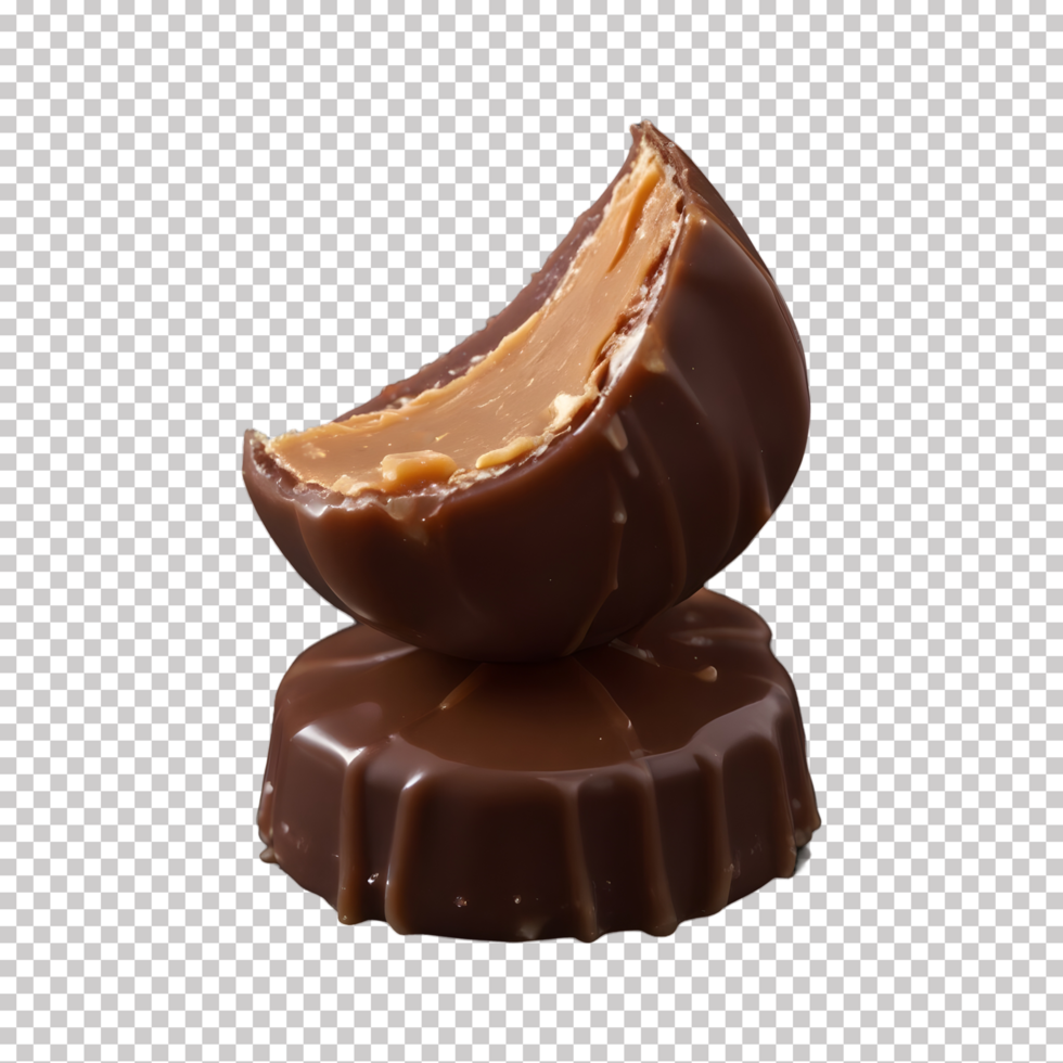 High angle view of chocolates psd