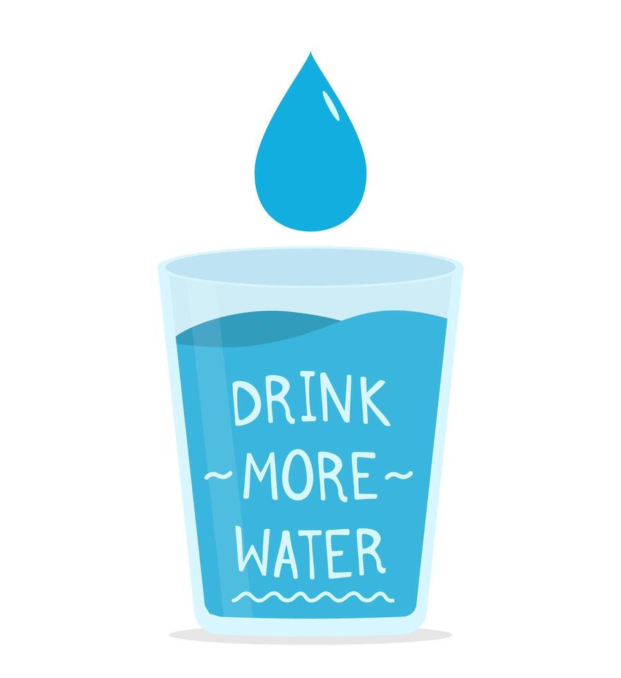Drink More Water vector