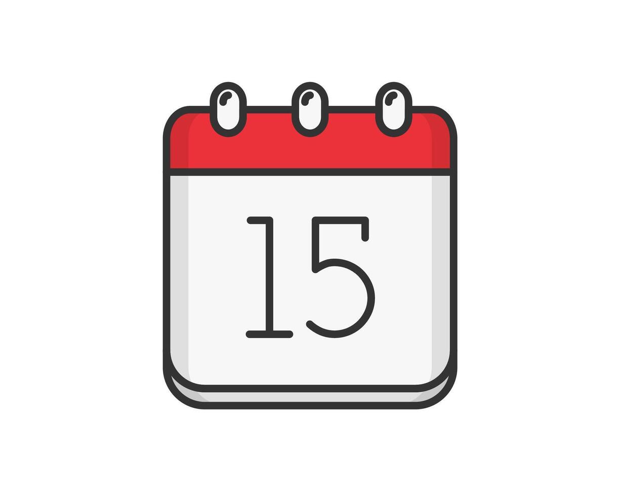 Calendar Line Icon vector