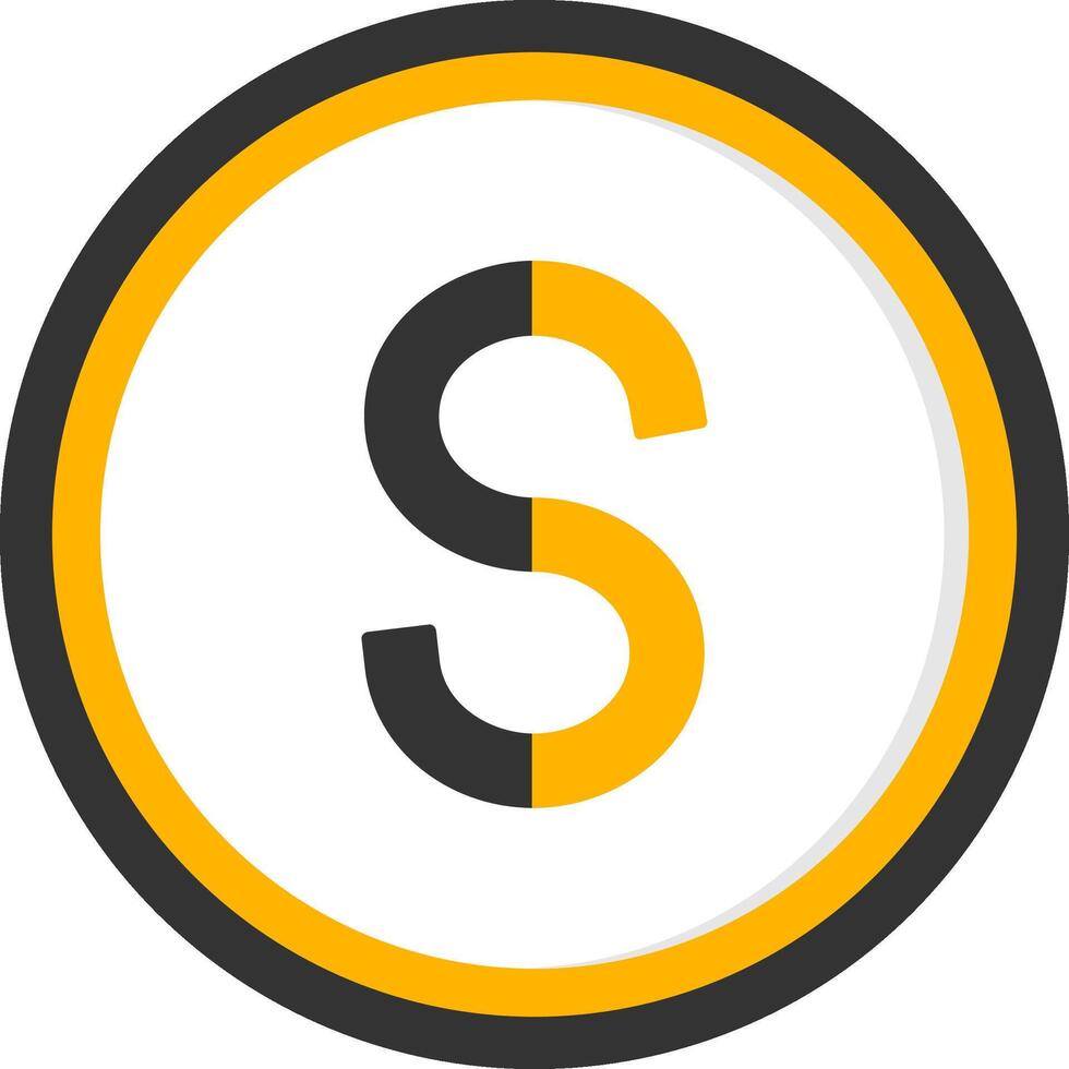 Capital S Icon vector