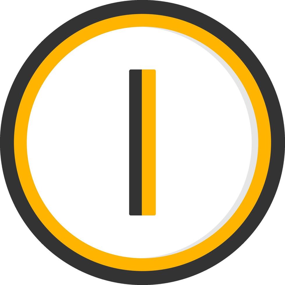 Small l Icon vector