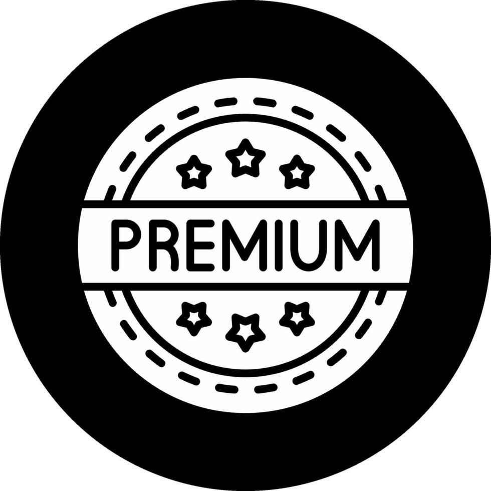 Premium Circle Inverted Icon vector