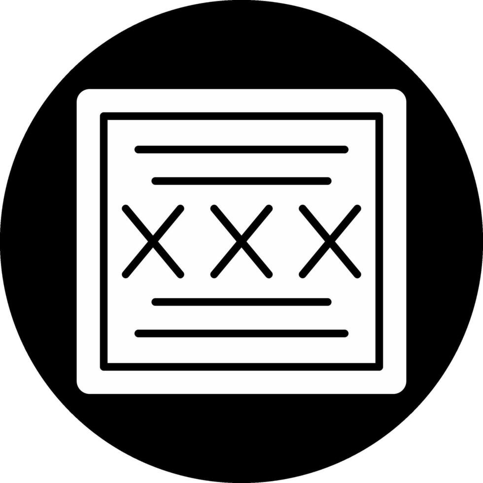 Code Circle Inverted Icon vector