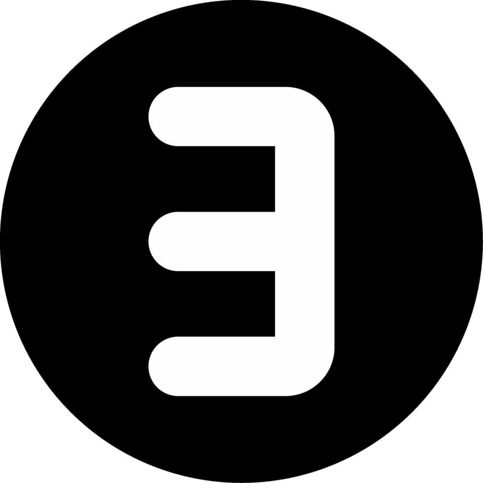 Three Circle Inverted Icon vector