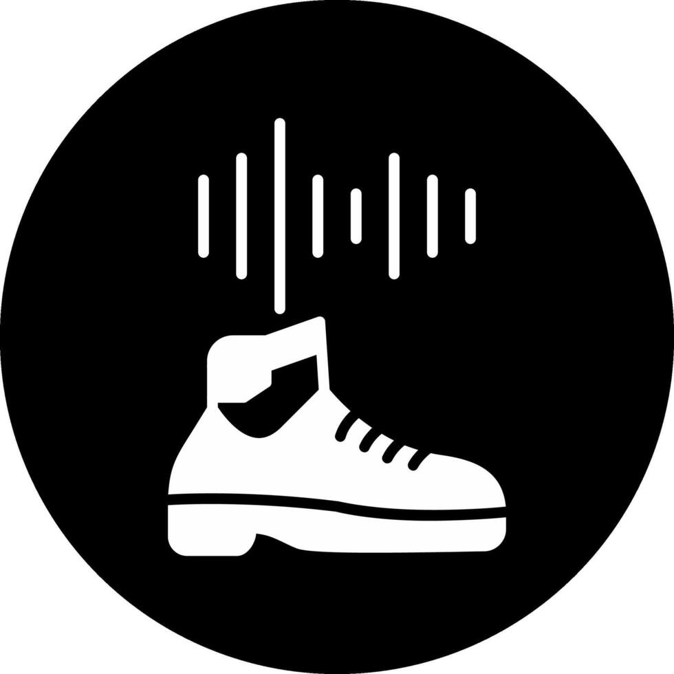 Rhythm Circle Inverted Icon vector