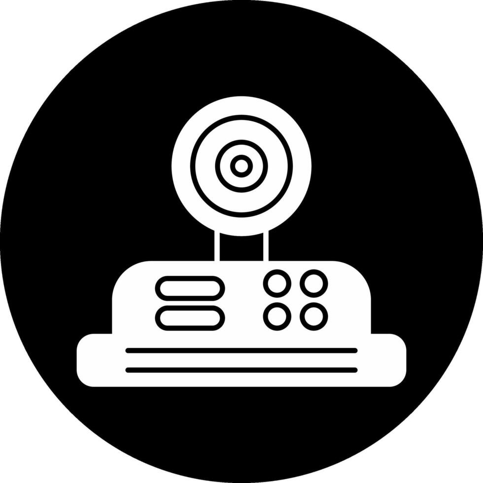 Camera Circle Inverted Icon vector