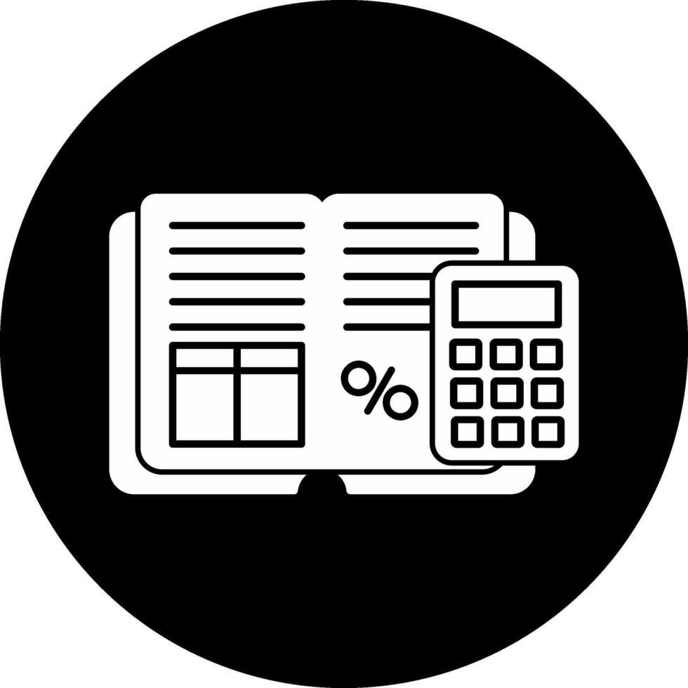 Profit Division Circle Inverted Icon vector