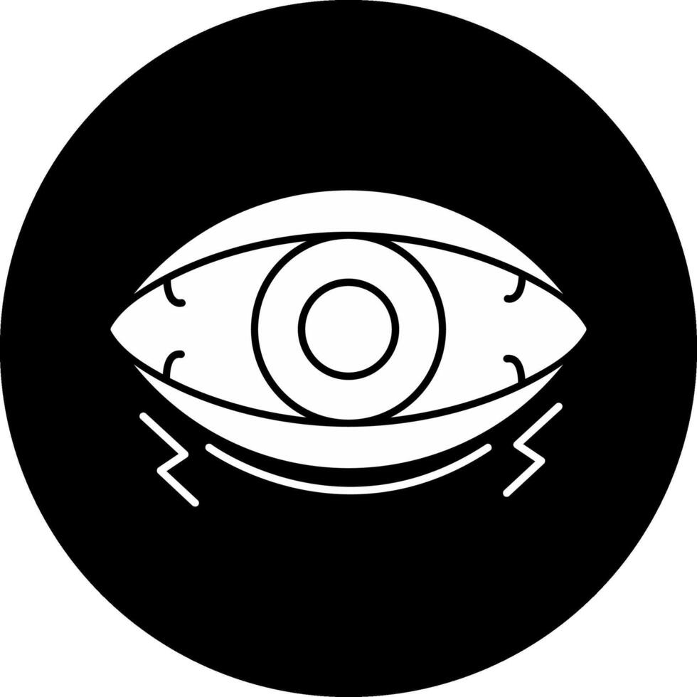 Eye Circle Inverted Icon vector