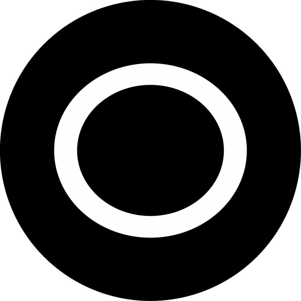 Capital O Icon vector