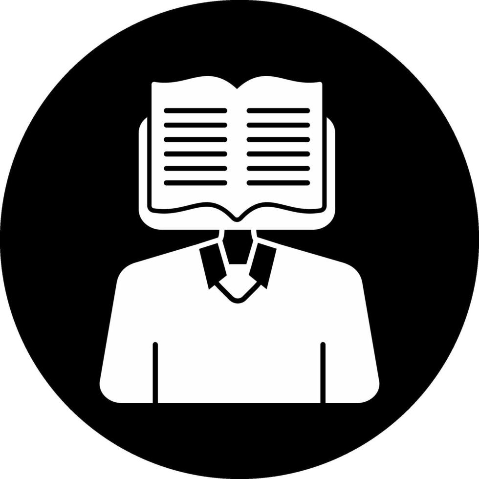 Learning Circle Inverted Icon vector