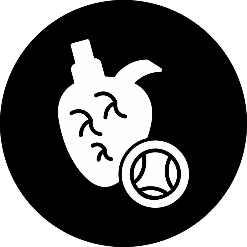 Aortic Circle Inverted Icon vector