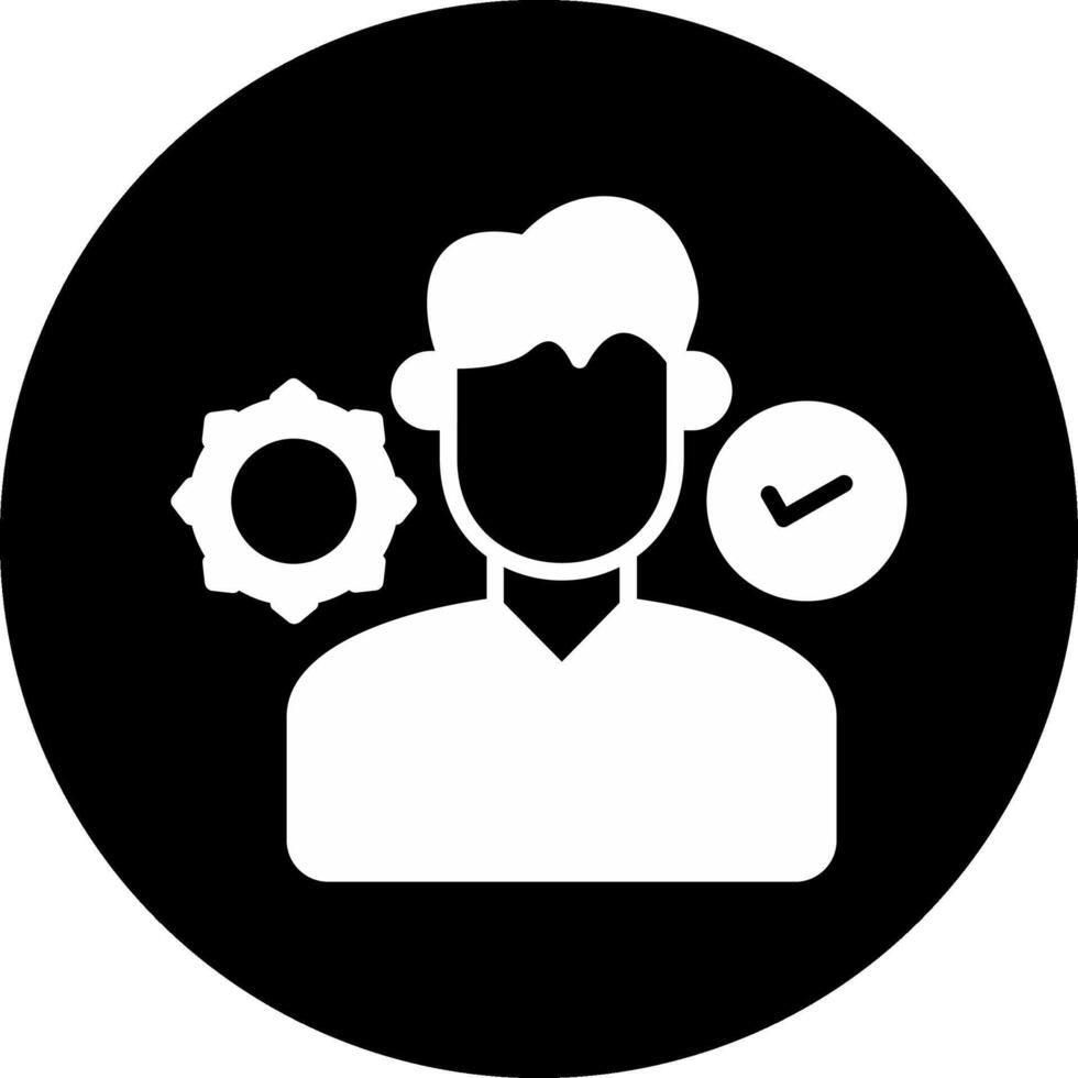 Coach Circle Inverted Icon vector