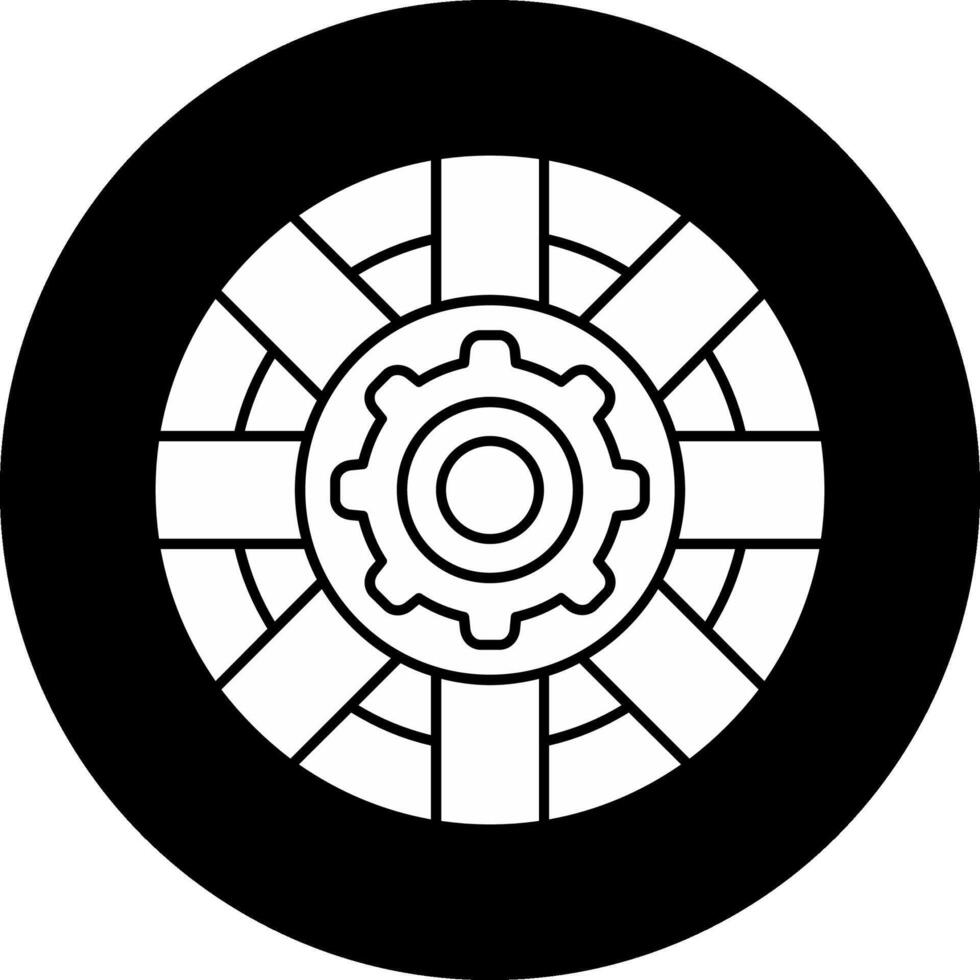 Support Circle Inverted Icon vector
