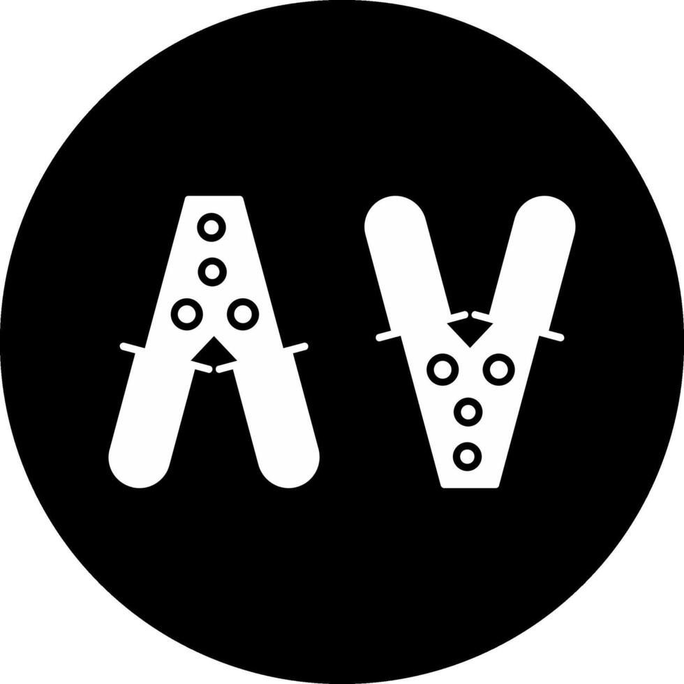 Jumper Circle Inverted Icon vector