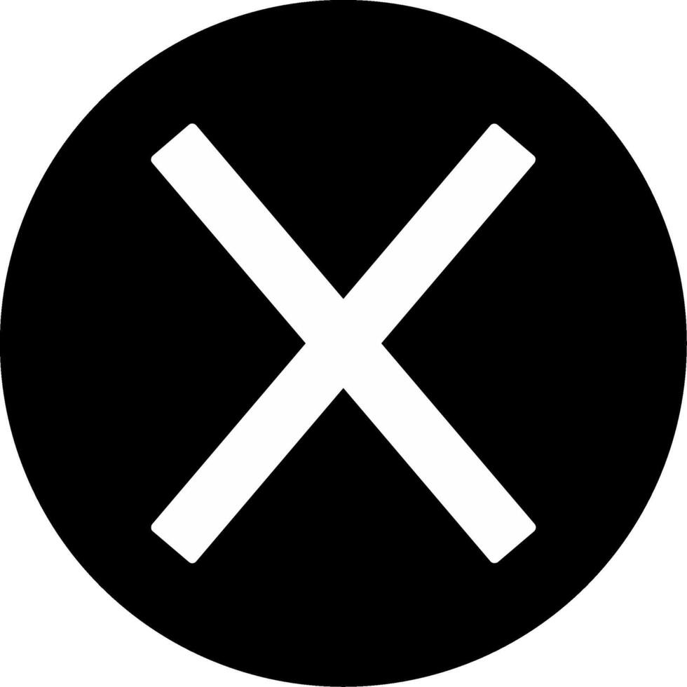 Capital X Icon vector