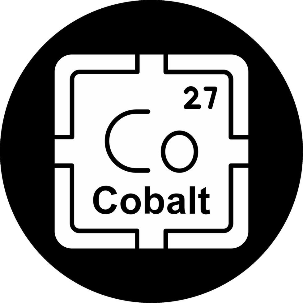 Cobalt Circle Inverted Icon vector