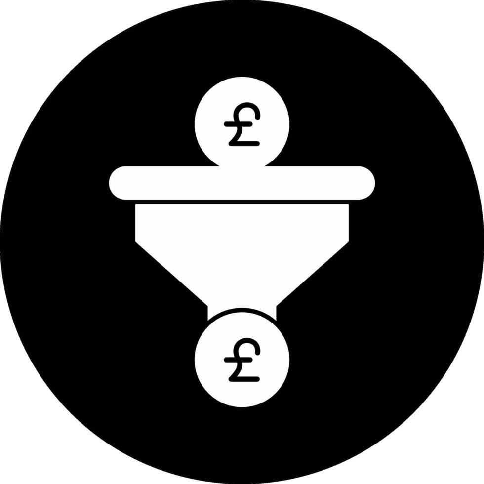 Sales PipeCircle Inverted Circle Inverted Icon vector