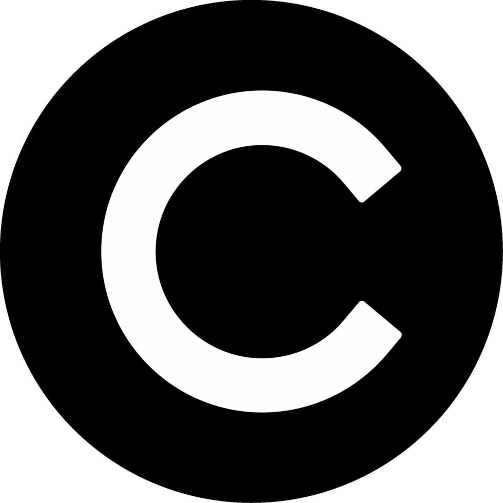 Small c Icon vector
