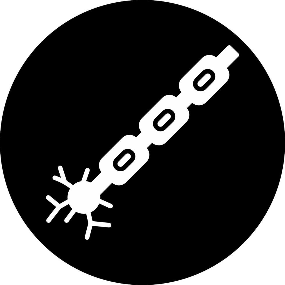 Myelin Circle Inverted Icon vector