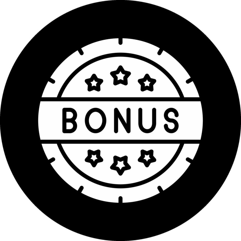 Bonus Circle Inverted Icon vector