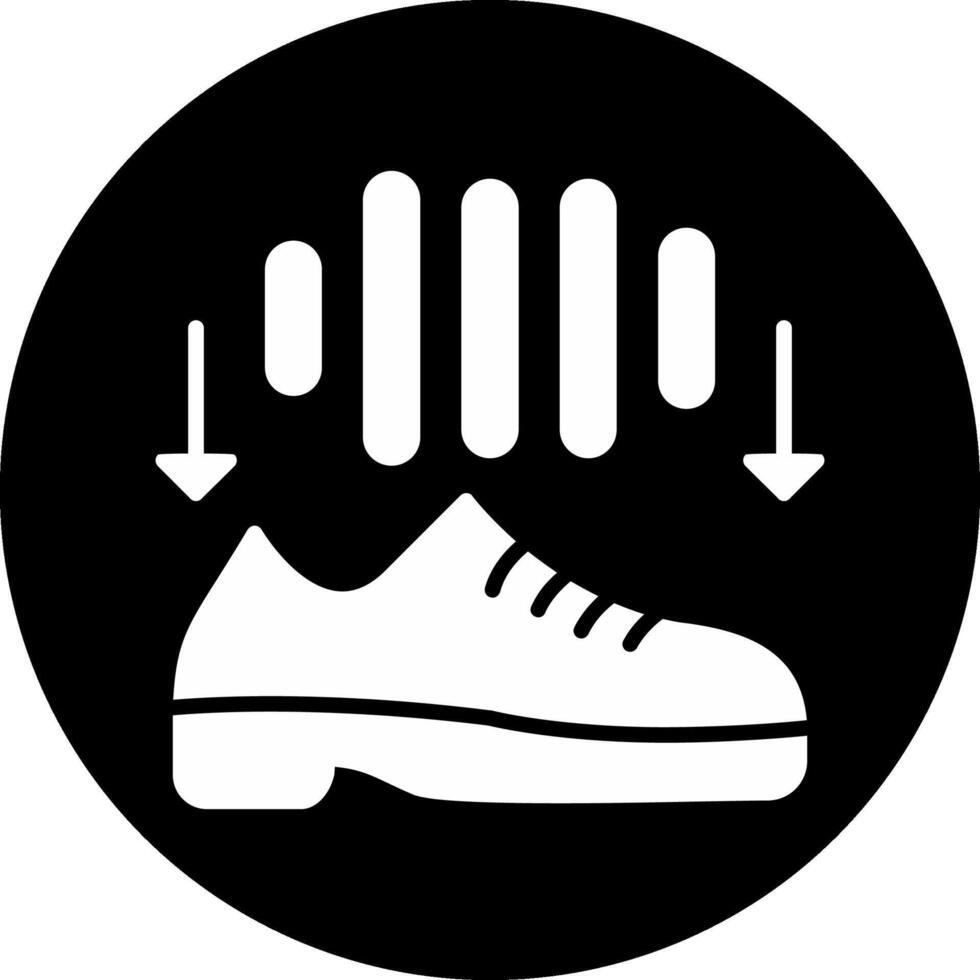 Rhythm Circle Inverted Icon vector