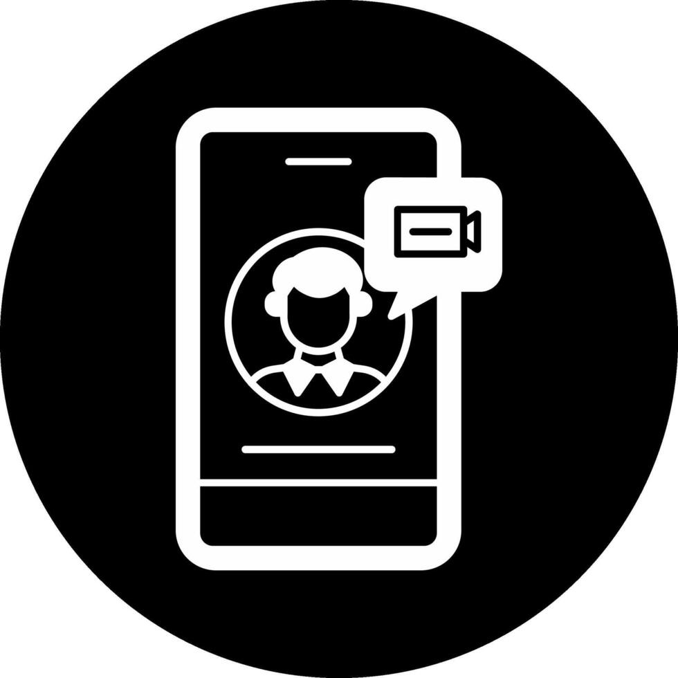 Conference Circle Inverted Icon vector