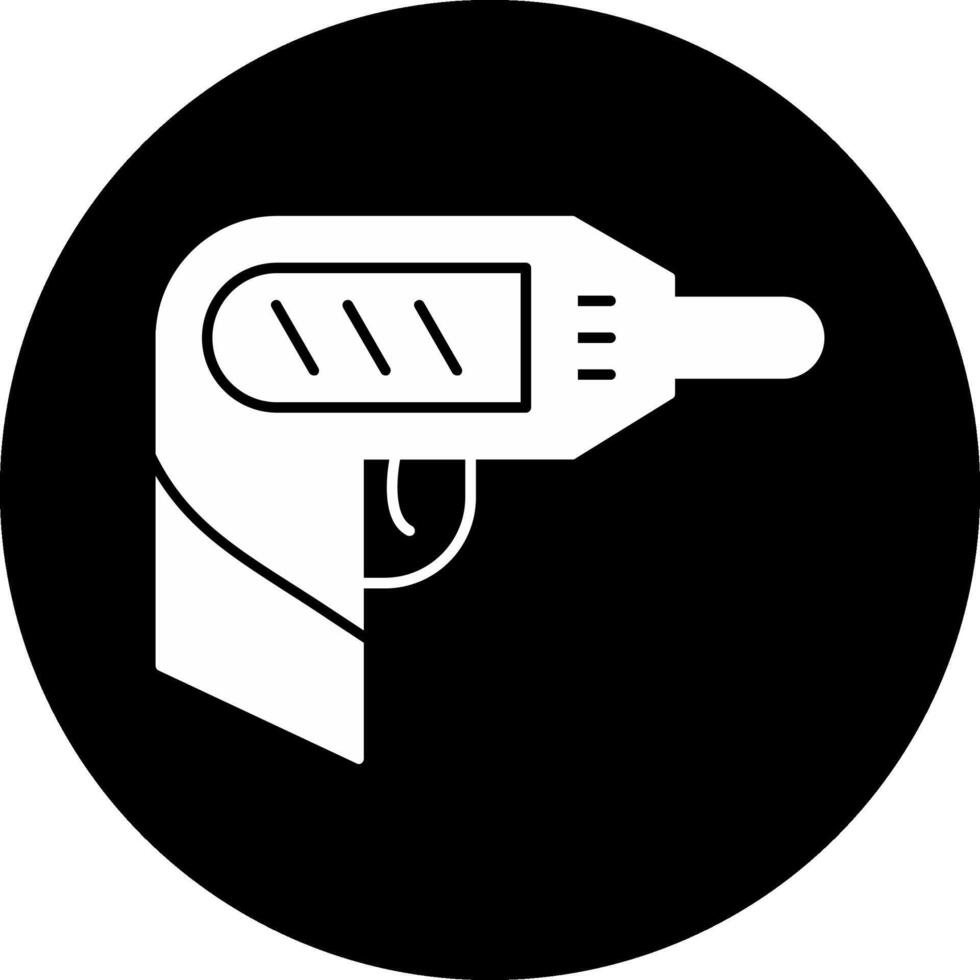 Screwdriver Circle Inverted Icon vector