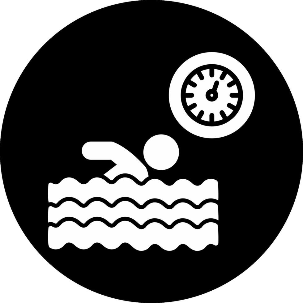 Best Time Circle Inverted Icon vector