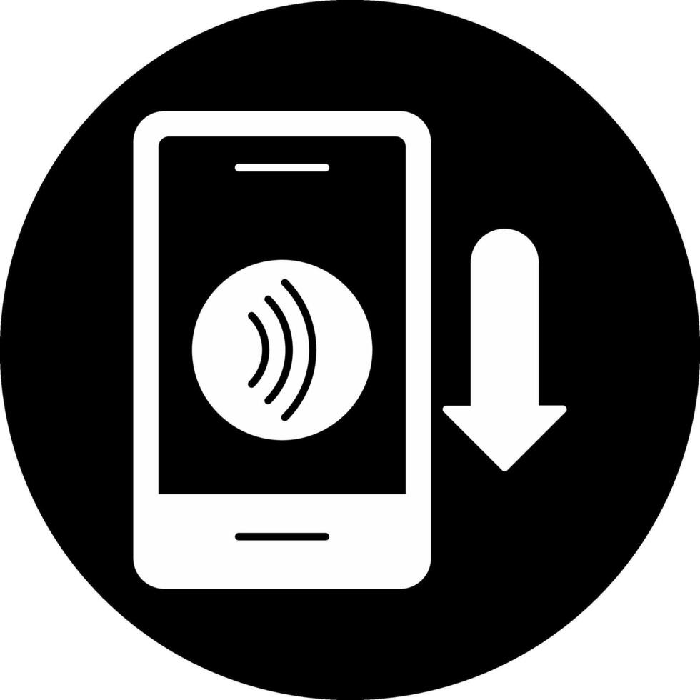 Order Circle Inverted Icon vector