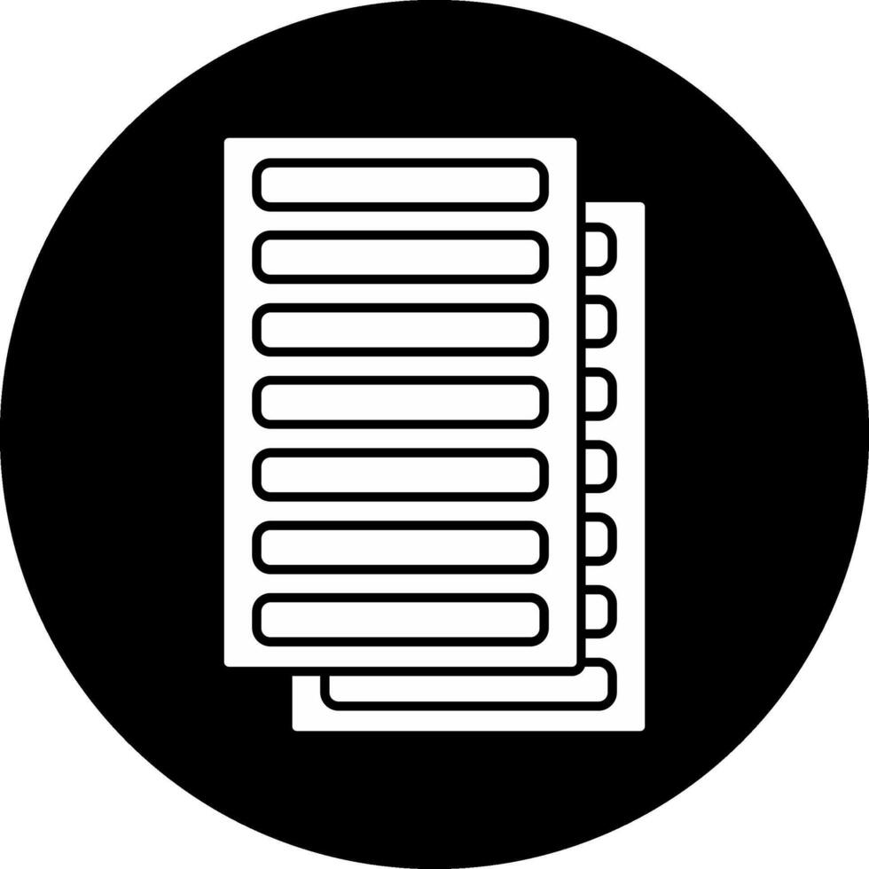 Daily Ledger Circle Inverted Icon vector