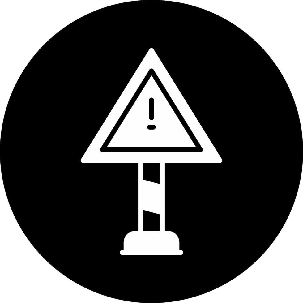 Risk Circle Inverted Icon vector