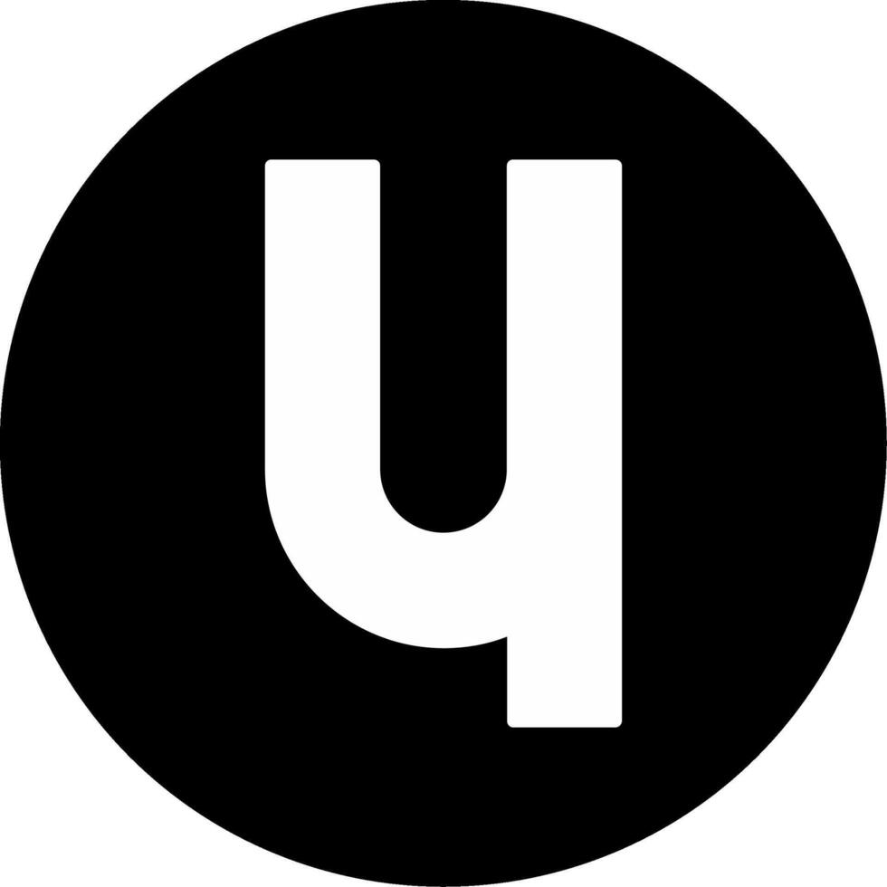 Small u Icon vector