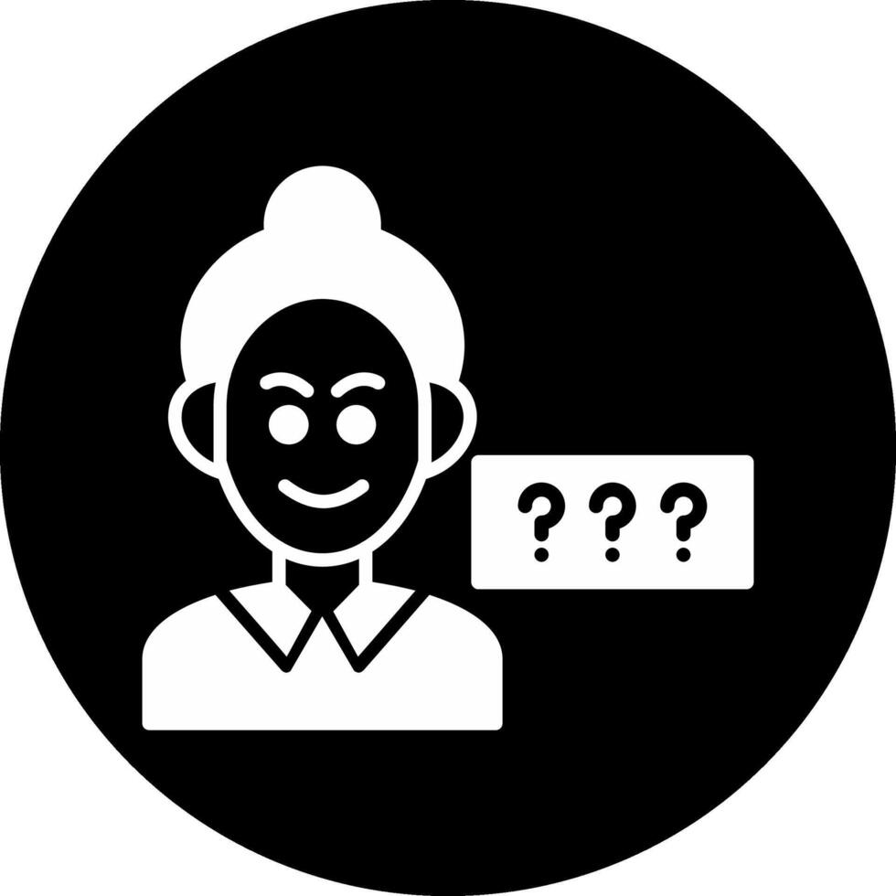 Parkinson Circle Inverted Icon vector