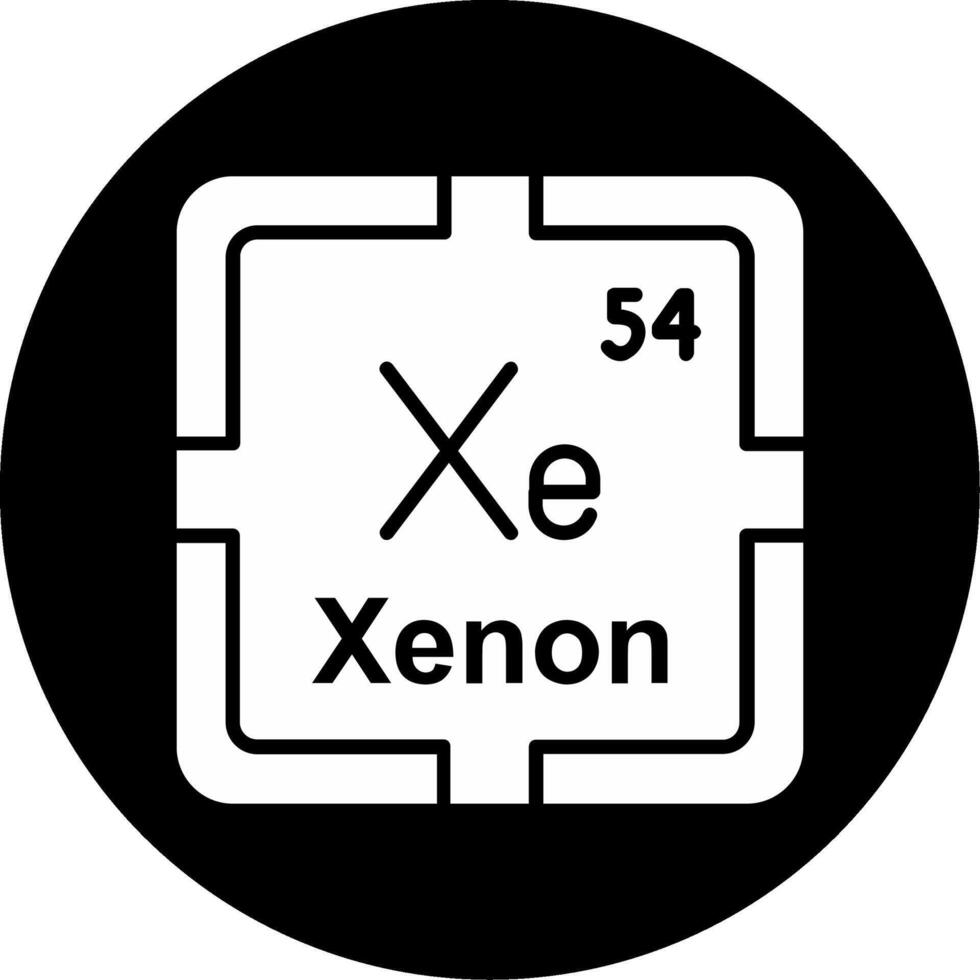 Xenon Circle Inverted Icon vector