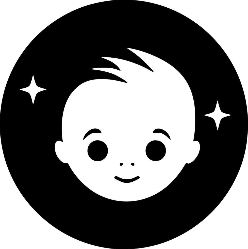 Baby, Minimalist and Simple Silhouette - illustration vector