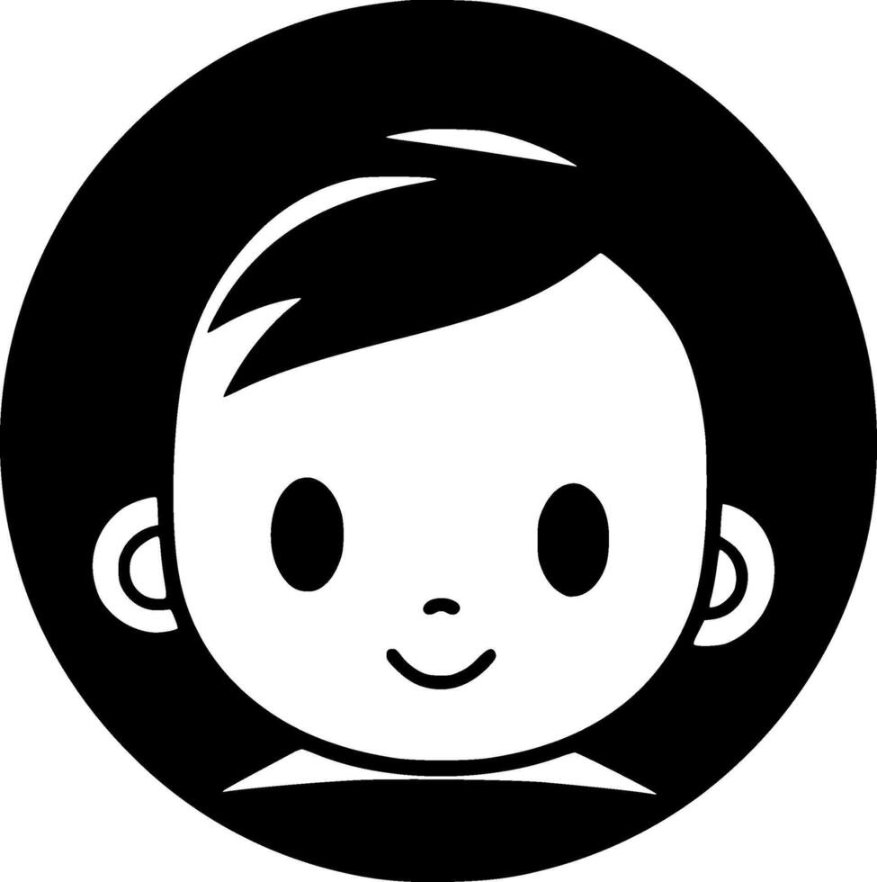 Baby, Minimalist and Simple Silhouette - illustration vector