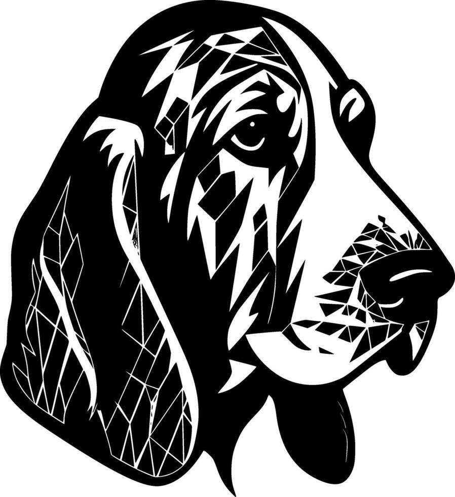 Basset Hound - High Quality Logo - illustration ideal for T-shirt graphic vector