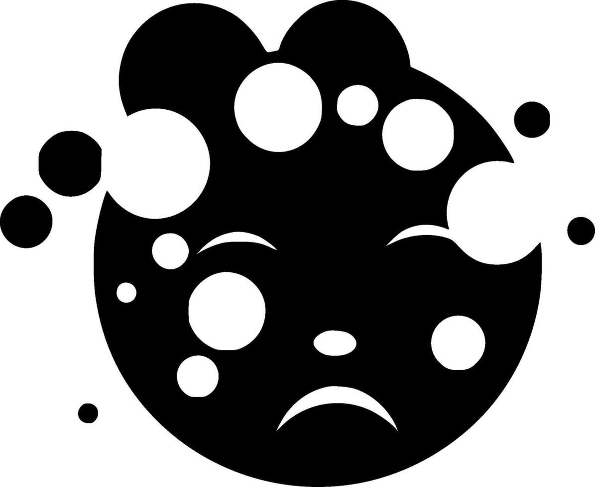 Bubble, Minimalist and Simple Silhouette - illustration vector