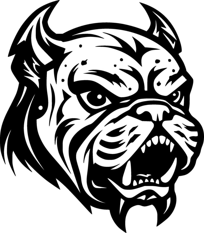 Bulldog - High Quality Logo - illustration ideal for T-shirt graphic vector
