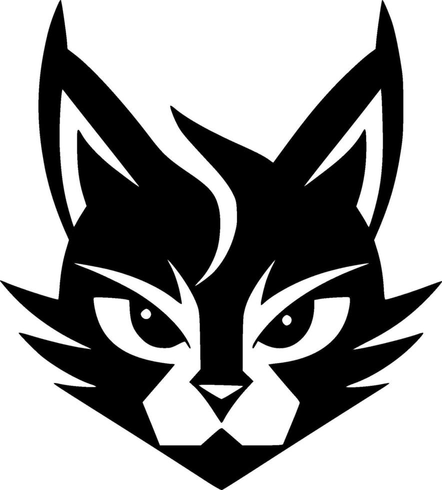 Cat - Minimalist and Flat Logo - illustration vector