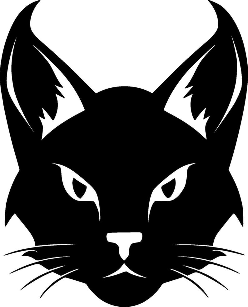 Cat, Minimalist and Simple Silhouette - illustration vector