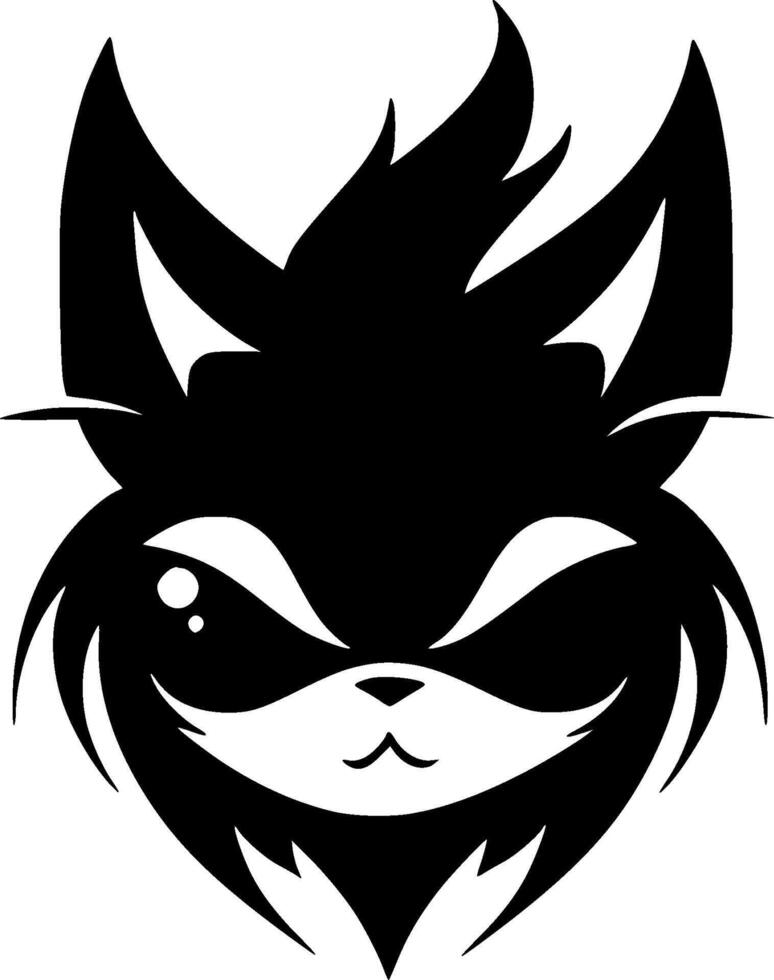 Cat - Minimalist and Flat Logo - illustration vector