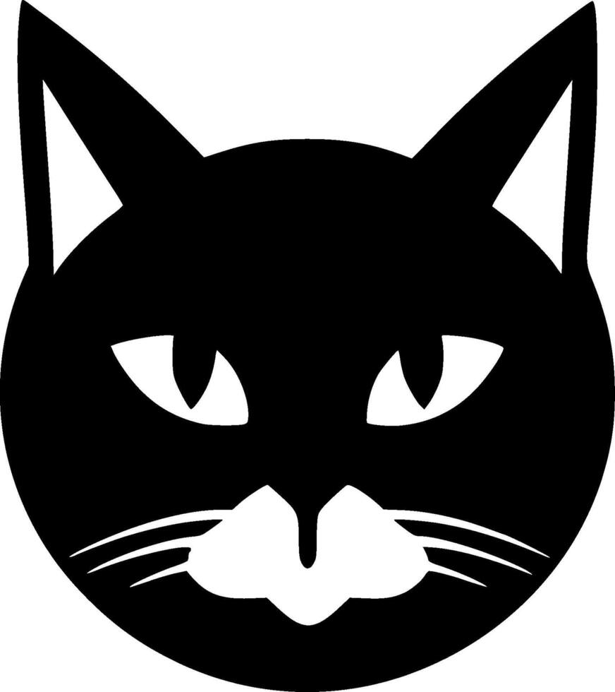 Cat, Minimalist and Simple Silhouette - illustration vector
