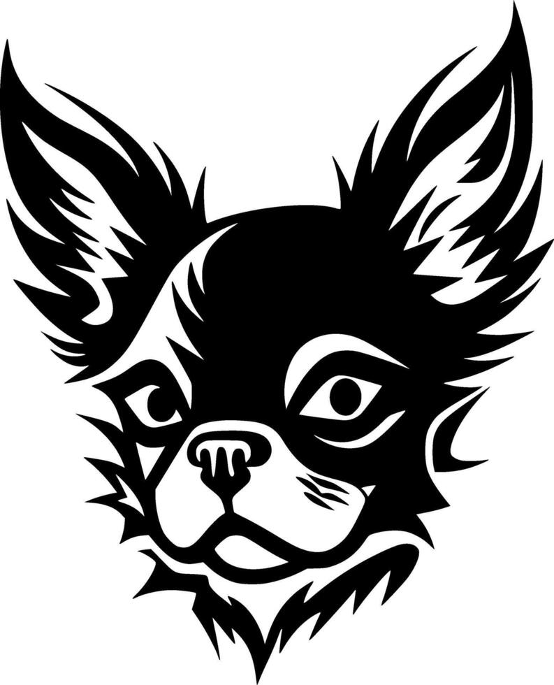 Chihuahua - Minimalist and Flat Logo - illustration vector