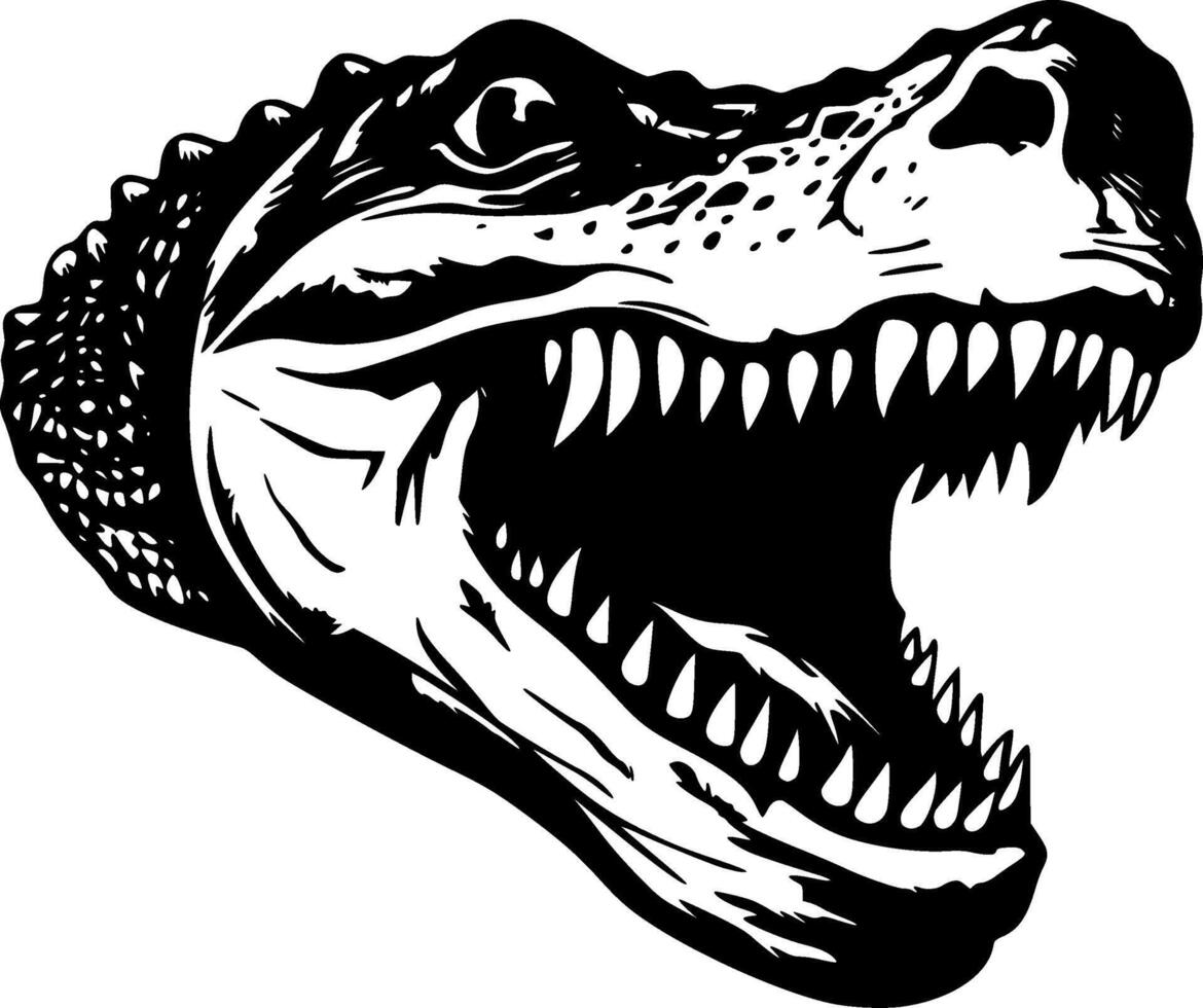 Crocodile - High Quality Logo - illustration ideal for T-shirt graphic vector