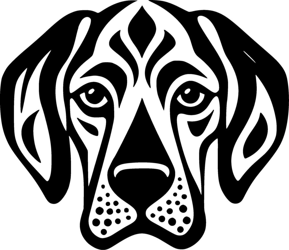 Dalmatian, Minimalist and Simple Silhouette - illustration vector