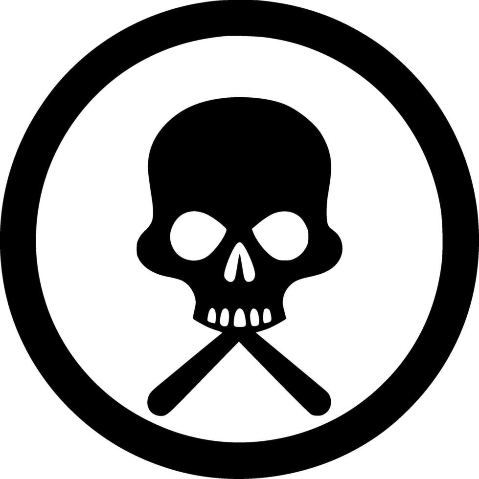 Death, Black and White illustration vector